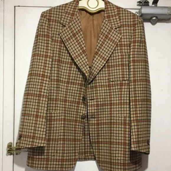 VINTAGE GRAFTON - FRASER PLAID BLAZERS SIZE 44 - Picture 2 of 3